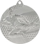 Medal srebrny 50mm JUDO/KARATE MMC6650