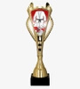 Puchar plastikowy złoty - KARATE H-33,5cm 7243/KAR-D
