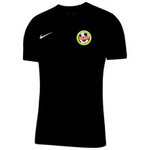 Koszulka męska Nike Dri-FIT Park VII czerwona z nadrukiem Akademii Piłkarskiej Talent Slim-Fit