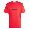 Koszulka męska adidas ESSENTIALS czerwona bawełniana