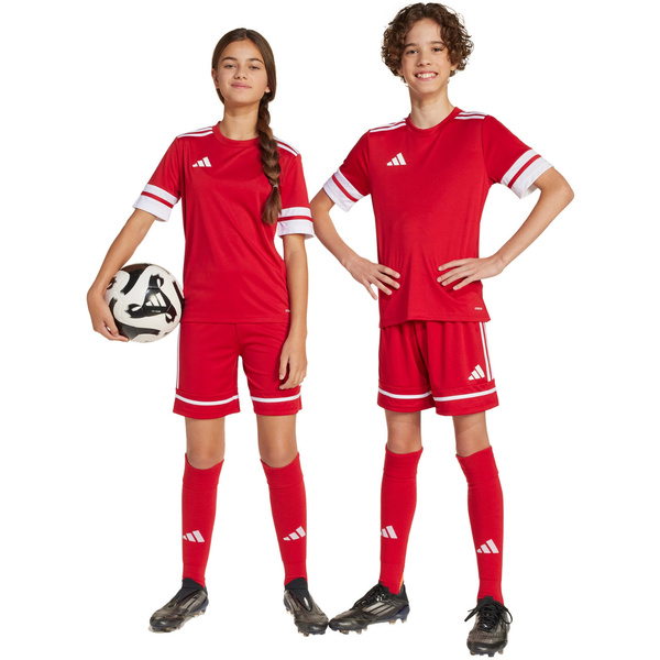 Spodenki dla dzieci adidas Squadra 25 czerwone JN5456