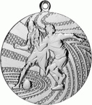 Medal srebrny 40mm PIŁKA NOŻNA MMC1340