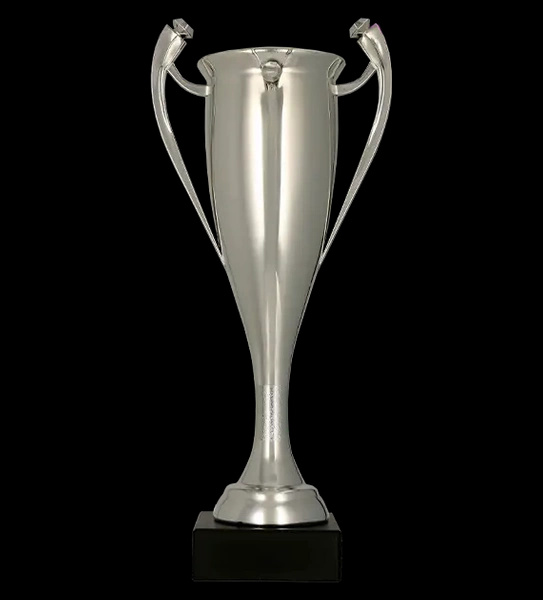 Puchar plastikowy srebrny T-M H-35cm, R-90mm 7094A
