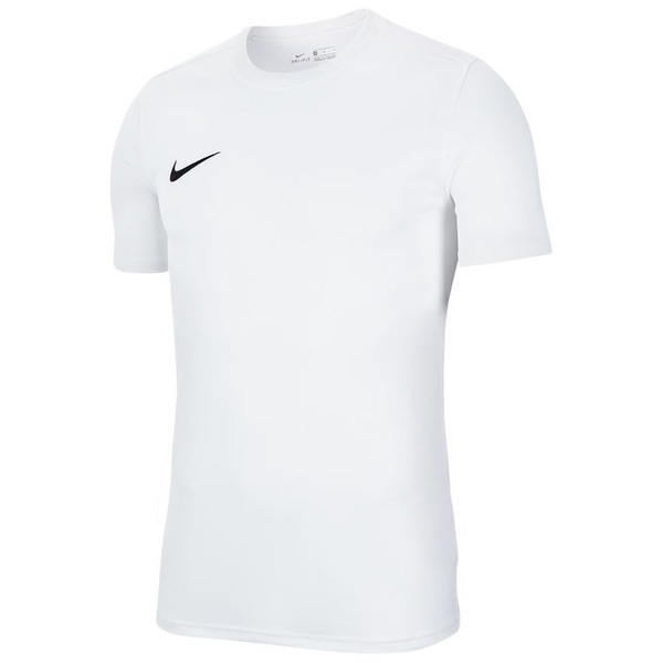 Koszulka dziecięca Nike Dri-FIT Park VII biała sportowa, piłkarska