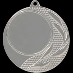 Medal stalowy srebrny z miejscem na emblemat 40mm MMC2540