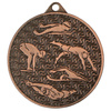 Medal złoty 45mm PŁYWANIE MMC4506/B