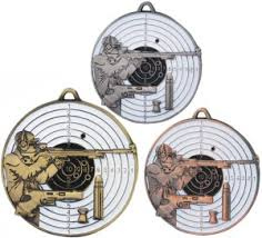 Medal metalowy brązowy STRZELECETWO M13/B