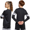 Koszulka dla dzieci adidas Squadra 25 Long Sleeve Jersey czarno-biała JJ0047
