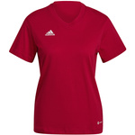 Koszulka damska adidas Entrada 22 Tee czerwona HC0441