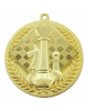 Medal metalowy złoty SZACHY M137/Z