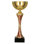Puchar metalowy złoto-czerwony H-23,5cm, R-80mm 8364H
