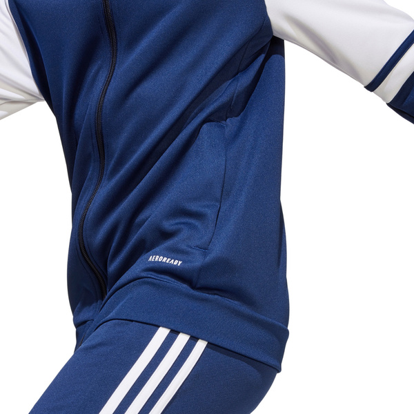 Bluza dla dzieci adidas Squadra 25 Hoodie granatowo-biała JD4800