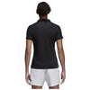 Koszulka damska polo adidas Core 18 Climalite czarna poliestrowa