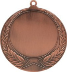 Medal 70mm brązowy z miejscem na emblemat MMC1170