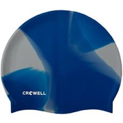 Czepek pływacki silikonowy Crowell Multi Flame niebiesko-szary