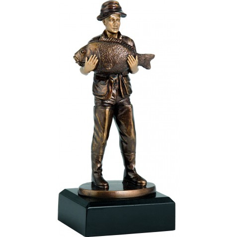 Statuetka odlewana brązowa WĘDKARSTWO RFXR1759/BR