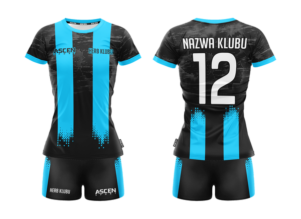 Komplet piłkarski damski sublimacyjny ASCEN 7