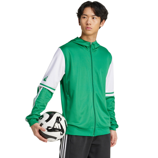 Bluza męska adidas Squadra 25 Hoody zielono-biała JP3164