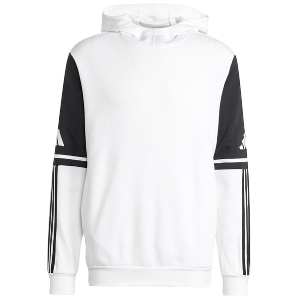 Bluza męska adidas Squadra 25 Sweat Hoody biało-czarna JD2976