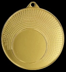 Medal stalowy 40mm złoty miejscem na emblemat MMC1140