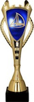 Puchar plastikowy złoty - ŻEGLARSTWO H-44cm 7243/SAI-A