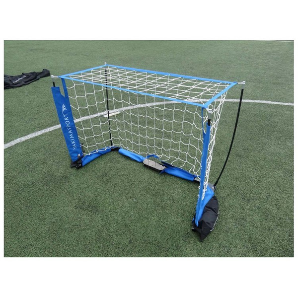 Bramka Yakimasport UNI niebiesko biała 120 x 80 cm składana