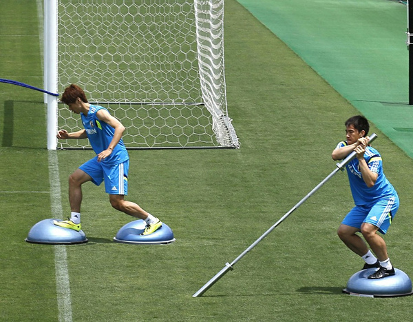 Platforma balansująca fitness zwana bosu ball