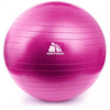 Piłka gimnastyczna fitness METEOR z pompką różowa 55 cm