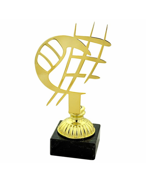 Statuetka metalowa złota SIATKÓWKA 4245/G