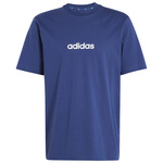 Koszulka męska adidas ESSENTIALS granatowa bawełniana
