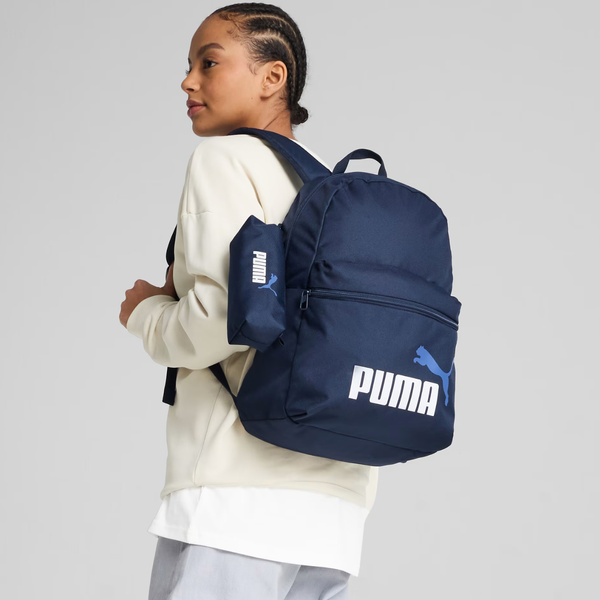 Plecak Puma Phase Set + piórnik granatowy 91191 03