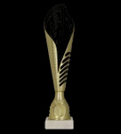 Puchar plastikowy złoto - czarny H-32cm 9278B