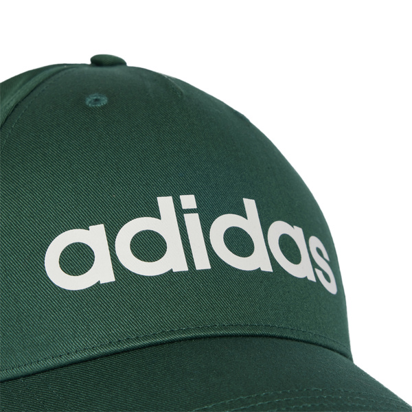 Czapka z daszkiem dziecięca adidas DAILY CAP zielona IY5415