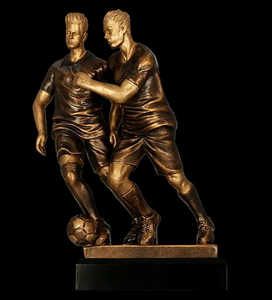 Statuetka odlewana 29cm - PIŁKA NOŻNA - RFST3044/BR