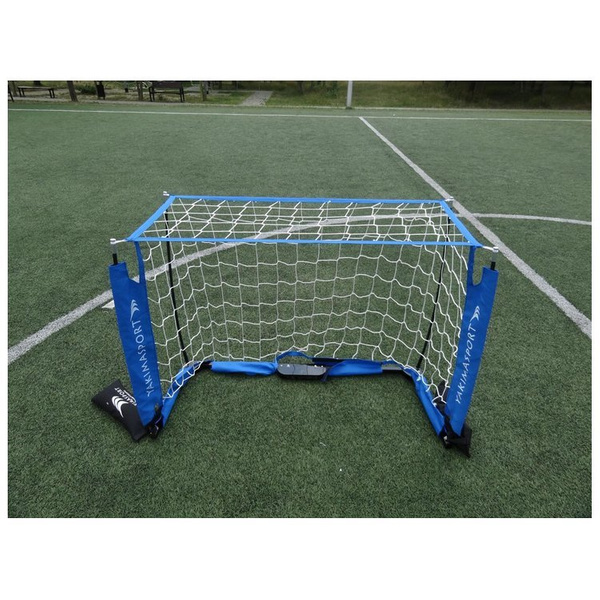 Bramka Yakimasport UNI niebiesko biała 120 x 80 cm składana