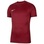 Koszulka dziecięca Nike Dri-FIT Park VII bordowa sportowa, piłkarska