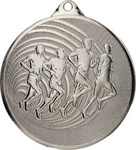 Medal 70mm srebrny - Bieganie - MMC3071
