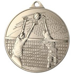 Medal srebrny 45mm SIATKÓWKA MMC4510/S