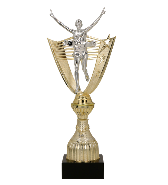 Puchar plastikowy złoty, biegi 27.5 cm, 8304