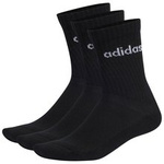 Skarpety damskie, męskie adidas unisex Linear Crew 3 pary