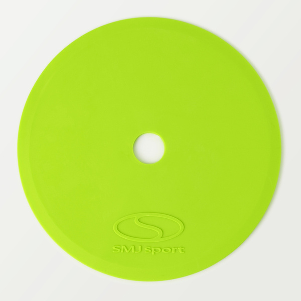 Płaskie znaczniki pola - okrągłe 15 cm - 6x zielony 6x pomarańczowy SMJ sport ZPO-OG