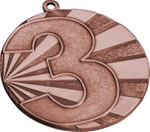 Medal numerowany brązowy 70mm MMC7071 - PAKIET 25 SZT.