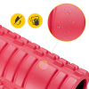 Wałek do masażu z wypustkami EVA 33 cm różowy