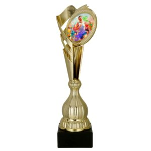 Puchar plastikowy złoty, Bieganie 7249 33cm