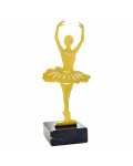 Statuetka metalowa balerina TANIEC 4307