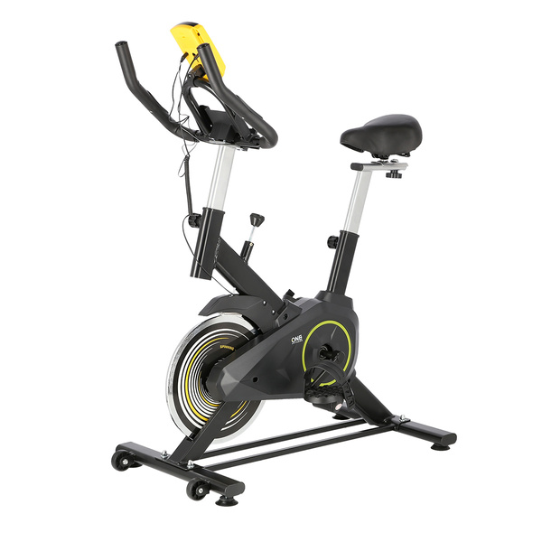 SW2501 YELLOW SPIN BIKE 7KG ONE FITNESS