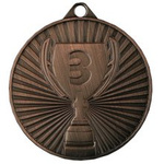 Medal brązowy, stalowy ogólny Pucharek 45mm