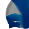 Czepek pływacki silikonowy Crowell Multi Flame niebiesko-szary