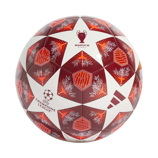 Piłka nożna adidas UCL Club 24/25 Knockout Stages czerwono-biała JH1284