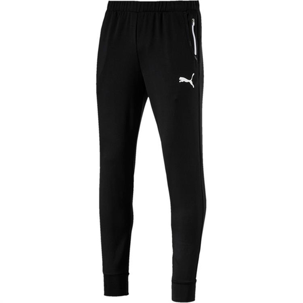 Spodnie męskie Puma Tec Sports Interlock czarne 852385 01